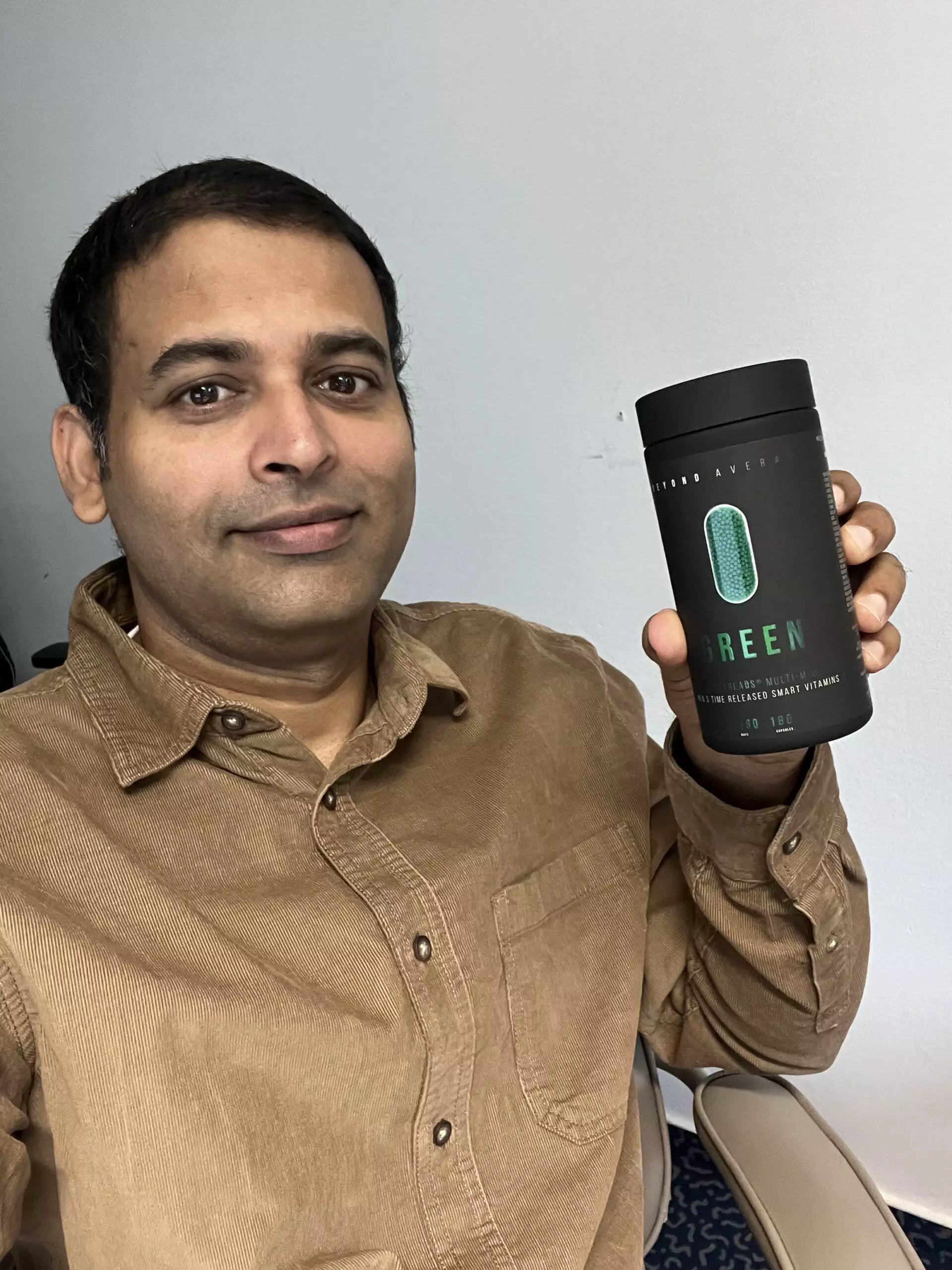 Sandip H. with BEYOND AVERAGE Green